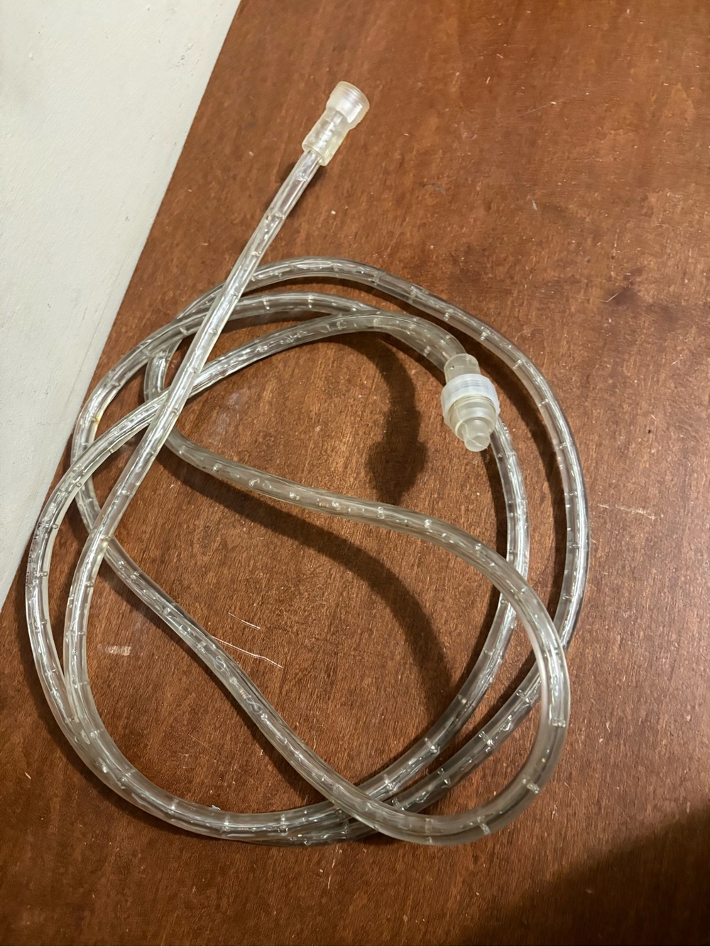 Clear LED Lighted USB-Compatible Cable - blue light